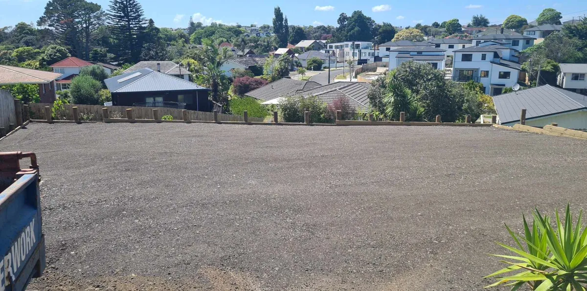 Site prep and hardstand works in Auckland